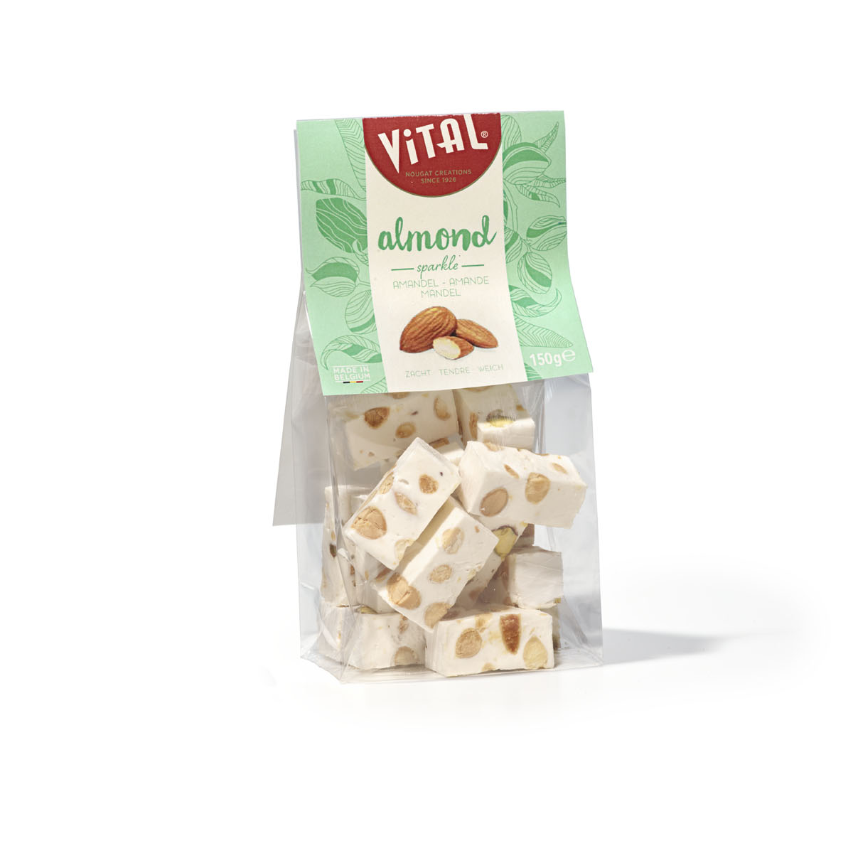 Bag Soft Almond Nougat 150g x 10