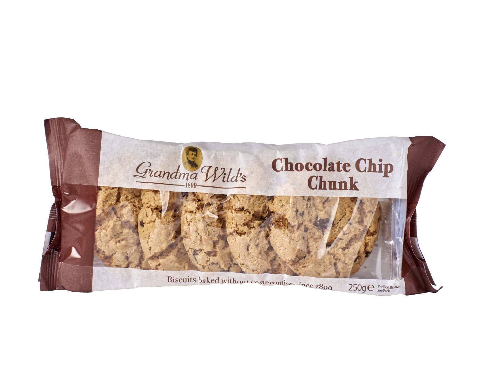 Chocolate Chip Crunchy Cookies 5pk 250g x 12