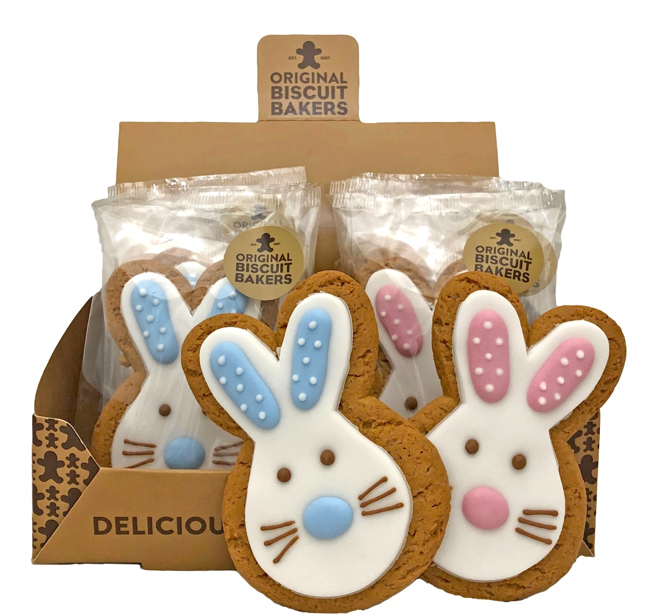 Iced Gingerbread Mr & Mrs Rabbit 60g x 16 Zero VAT