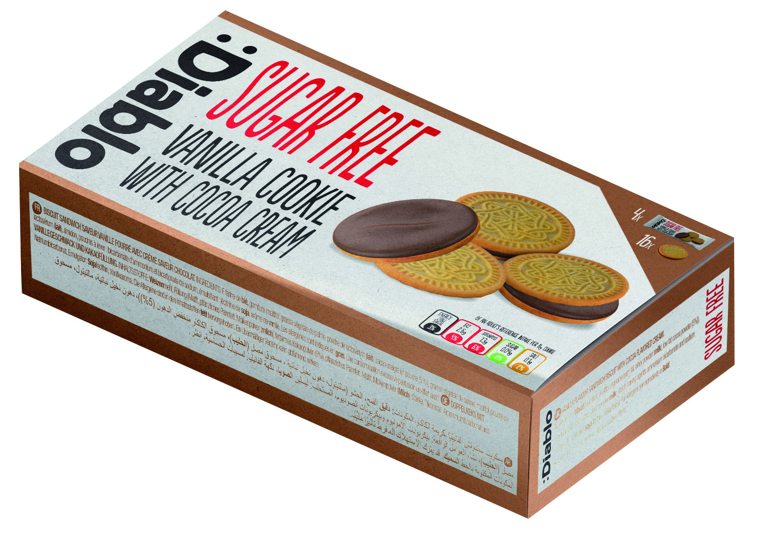 Vanilla Sandwich Cookies 176g x 12