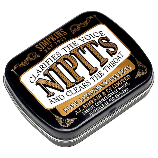 Nipits' Pure Liquorice 12g x 18