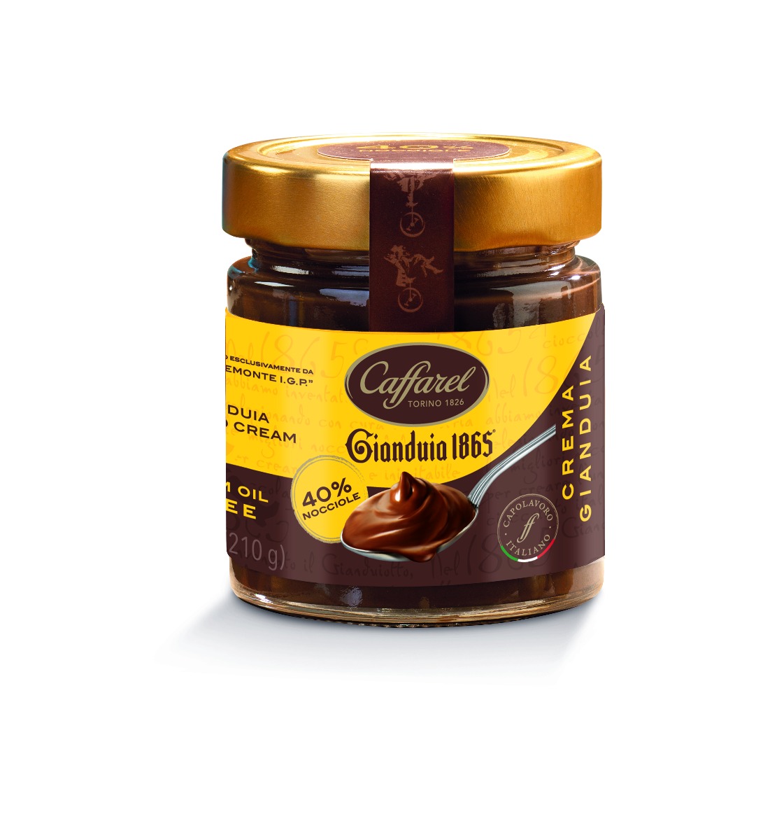 Premium Gianduia Spread (40% Hazelnuts) 210 x 12