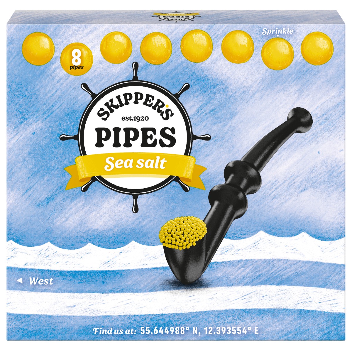 Skippers Pipe Sea Salt 136g x 13