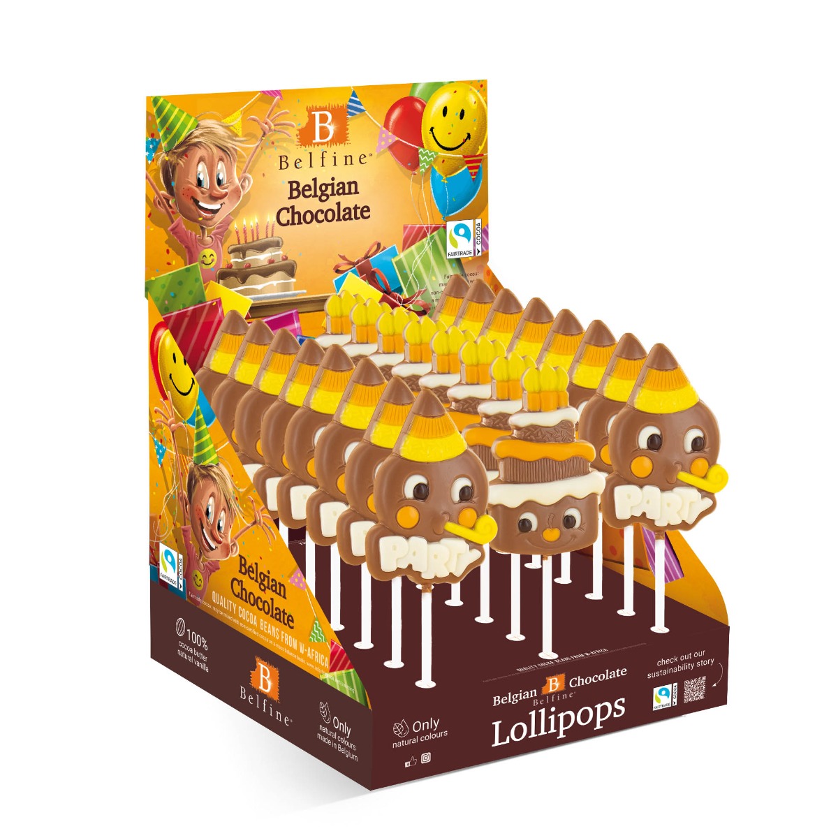 Celebration Lollipops 25g x 24 DATED 28.12.2025