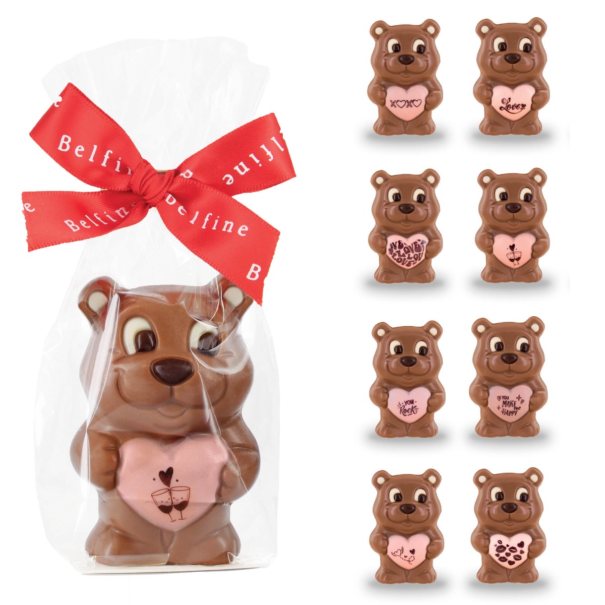 Love Bear Fonzy (Mixed Case of 8)  40g x 24