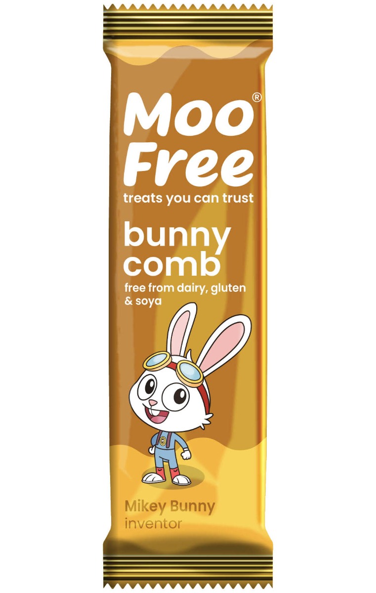 Organic Mini Moo Bunnycomb Bar 20g x 20