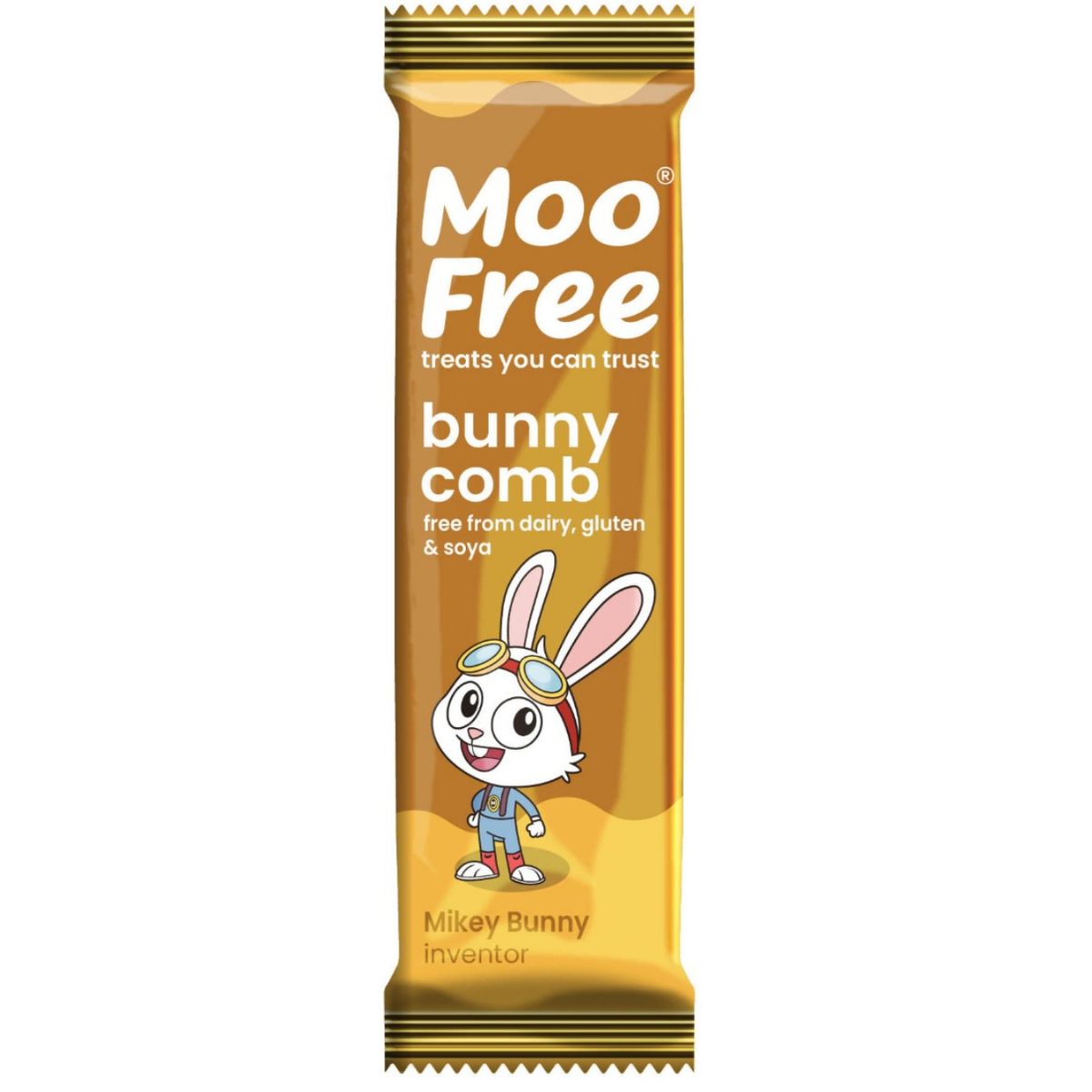 Organic Mini Moo Bunnycomb Bar 20g x 20