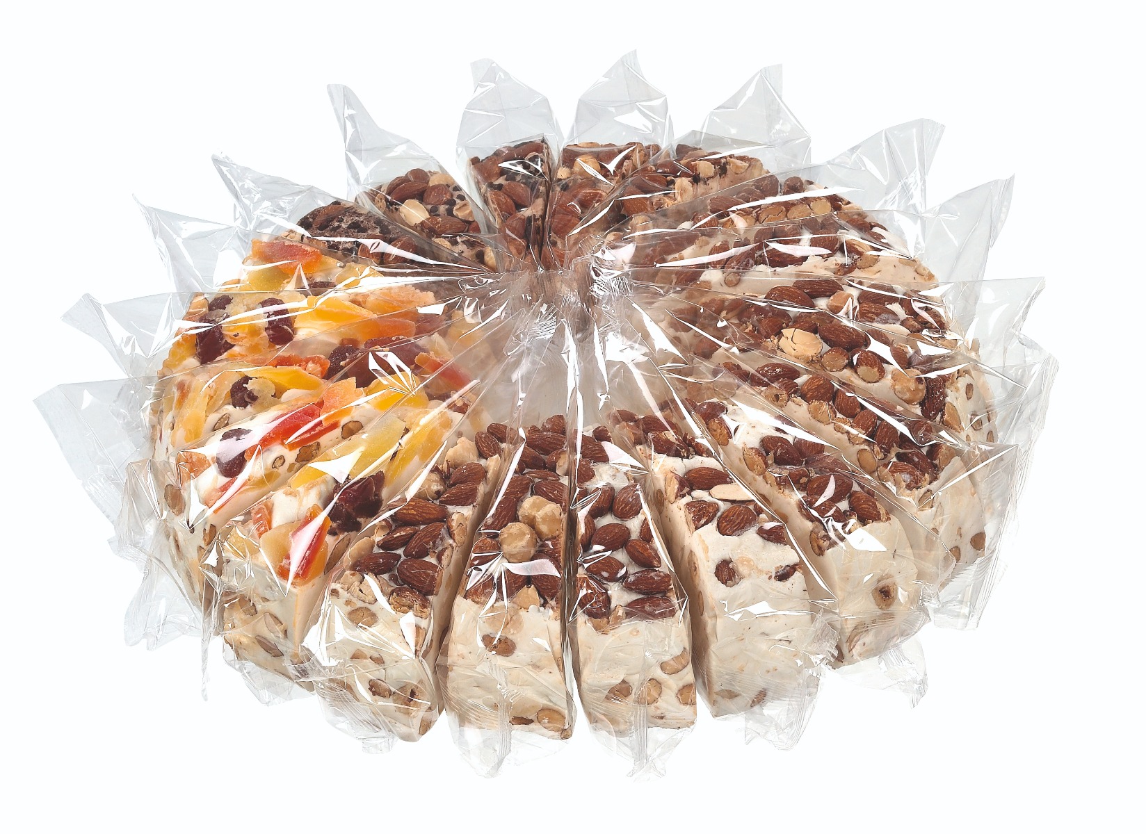 Soft Nougat Cake (10 almond / 5 fruit / 5 choc) 150g x 20 slices