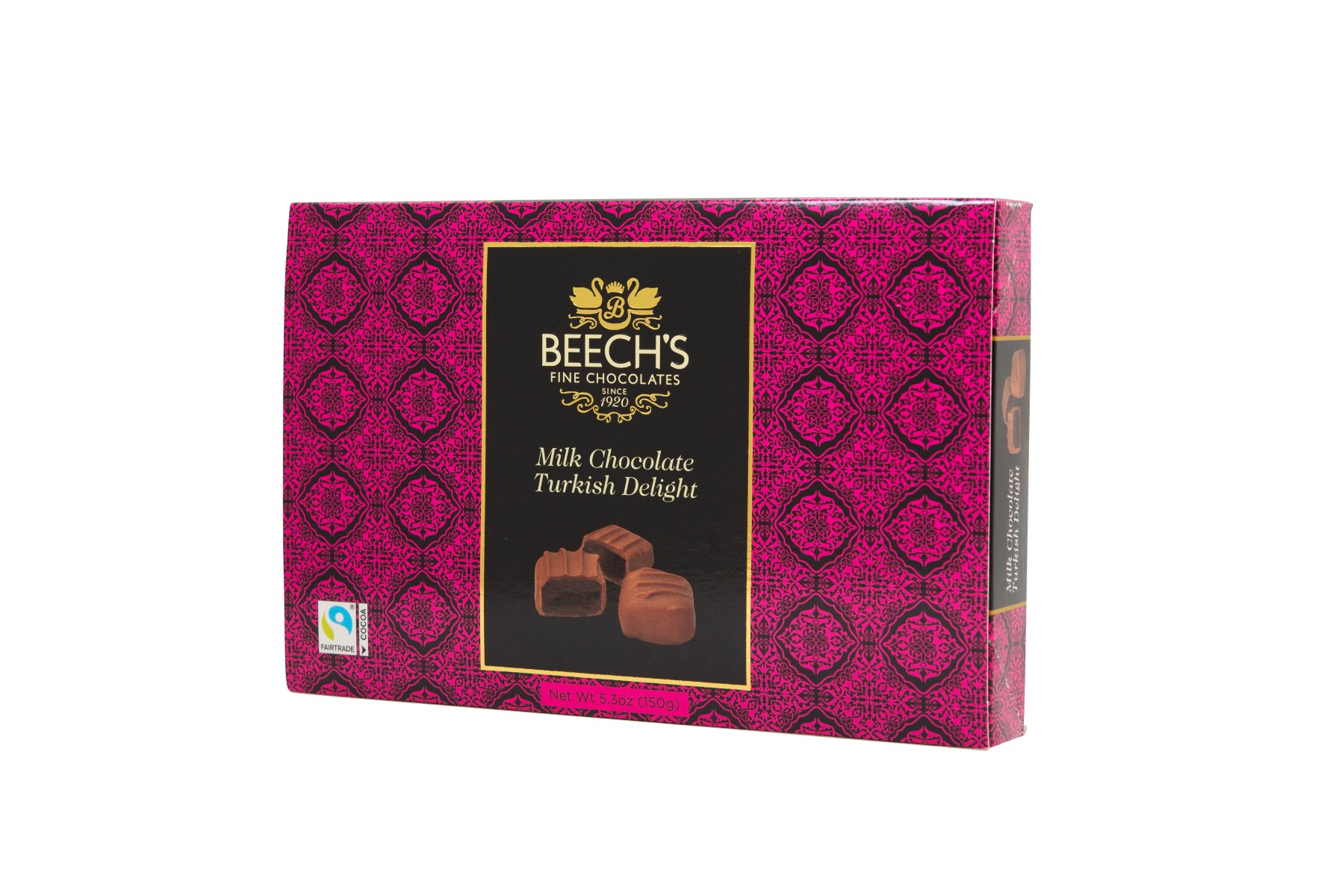 Beech's Chocolate - Milk Chocolate Turkish Delight 150g x 6