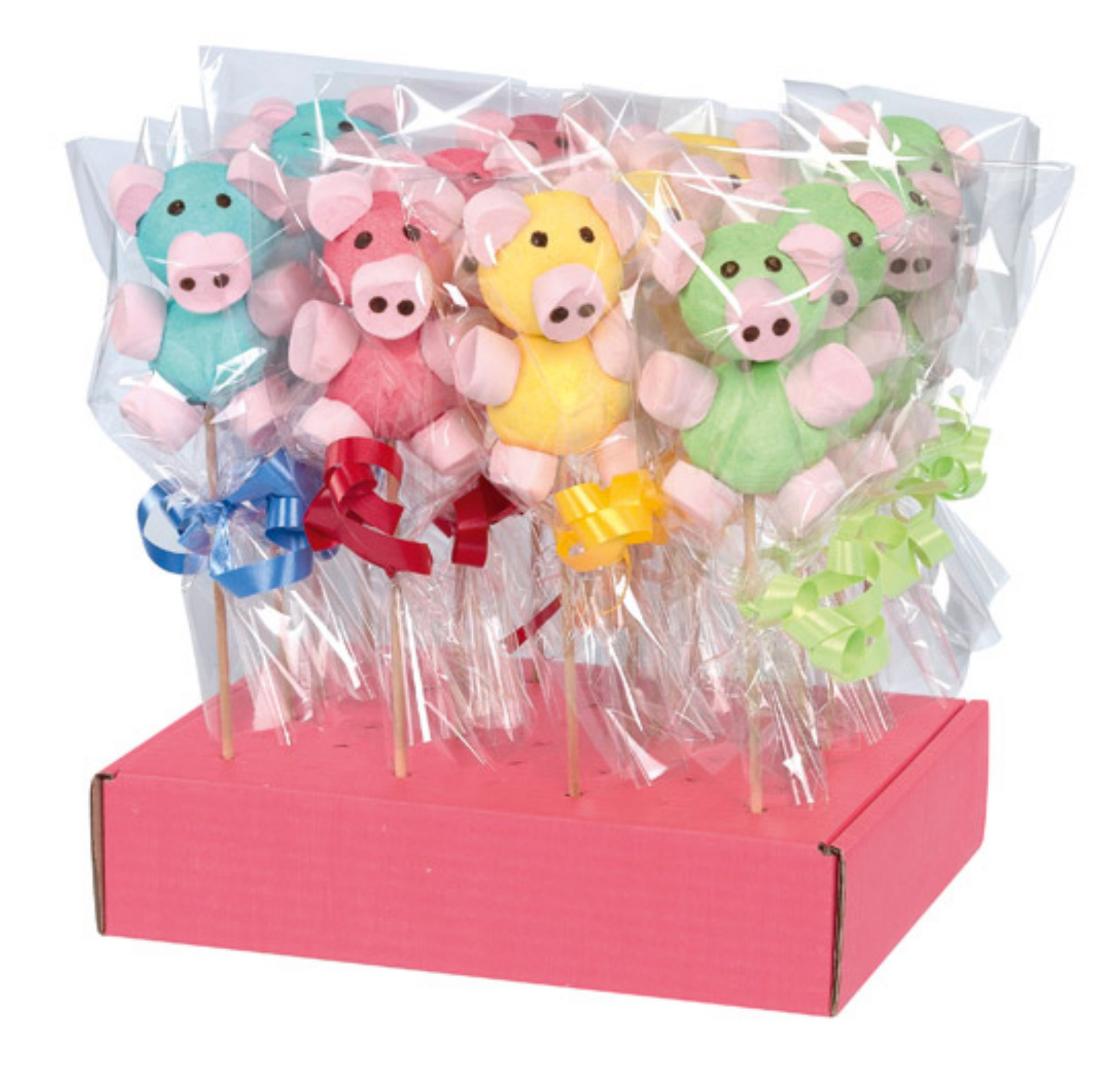 Rainbow Piggy Lolly 29g x 25