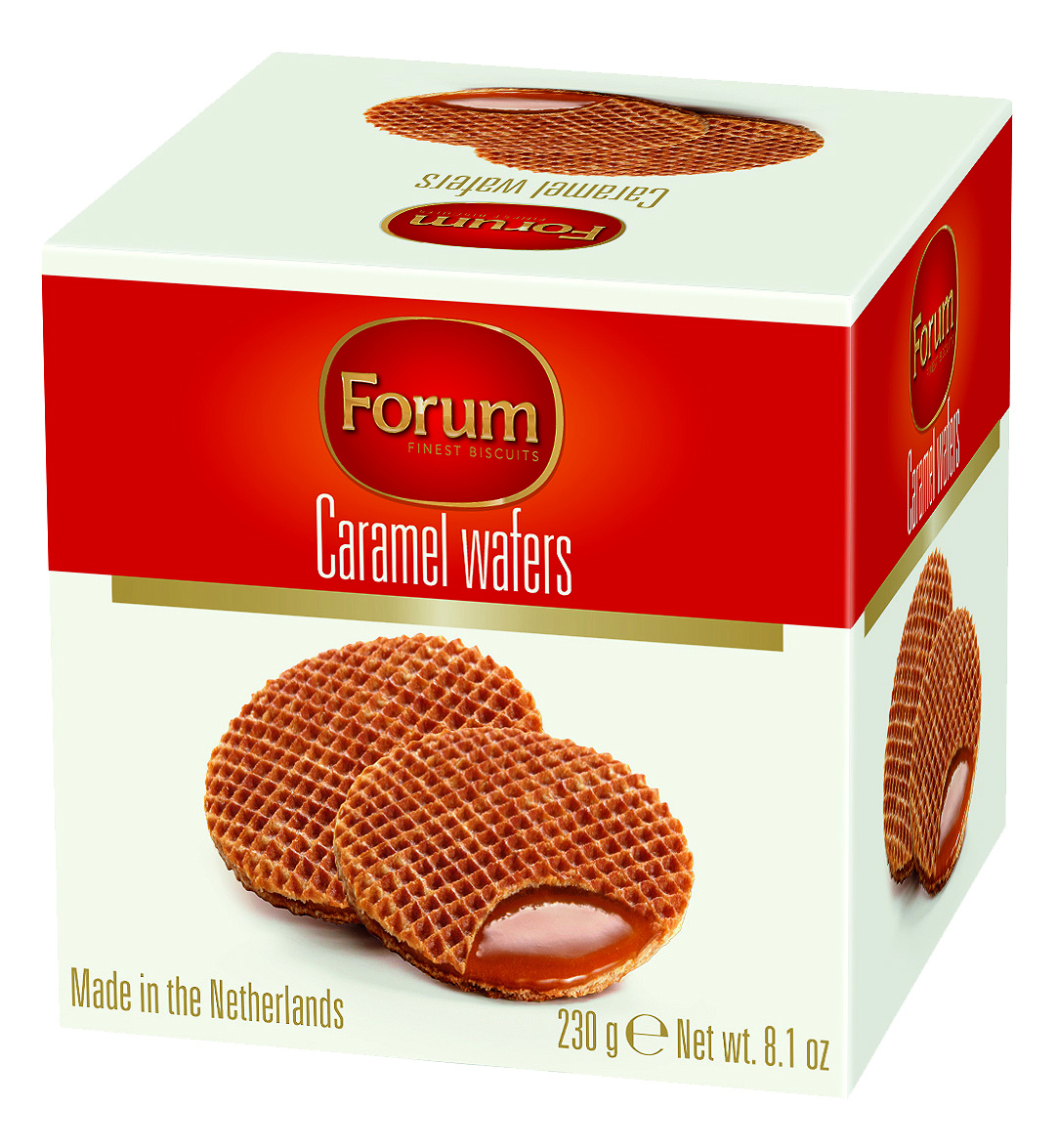Caramel Wafers Boxed 230g x 12 Zero VAT