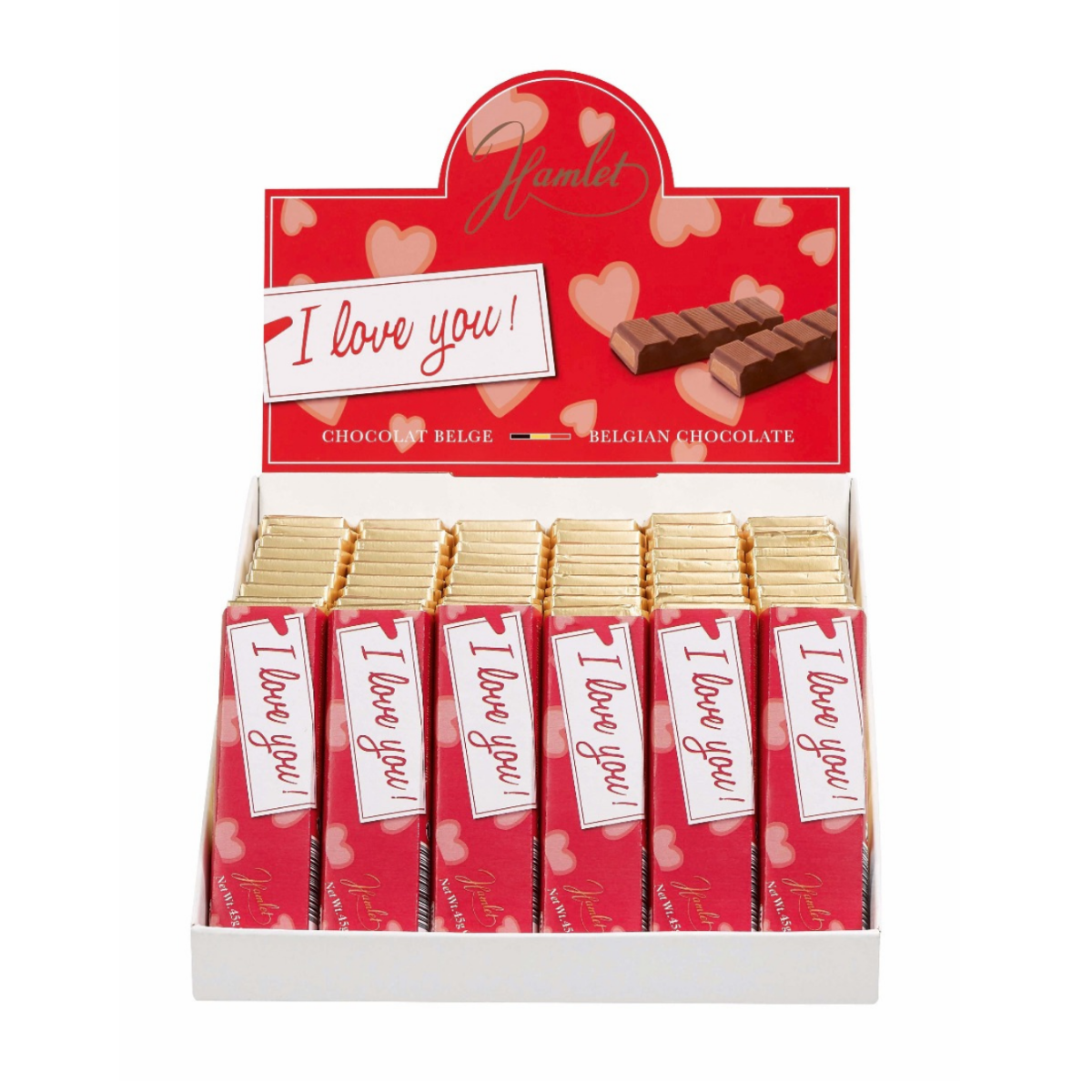 I Love You Bars 45g x 54