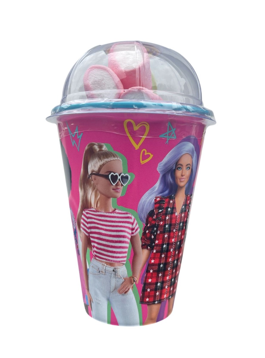 Barbie Cup with Jellies & Mallows 100g x 6