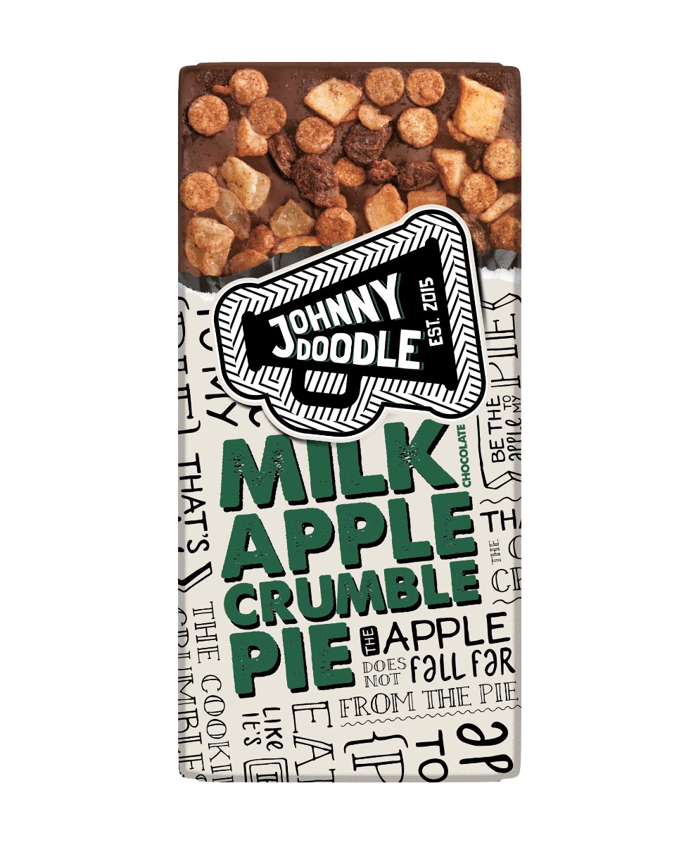 Johnny Doodle Milk Apple Crumble pie 150g x 10 DATED 28.02.2026