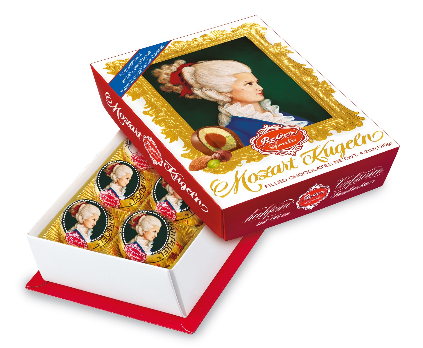 Constanze Mozart-Kugel Picture Box (6pcs)