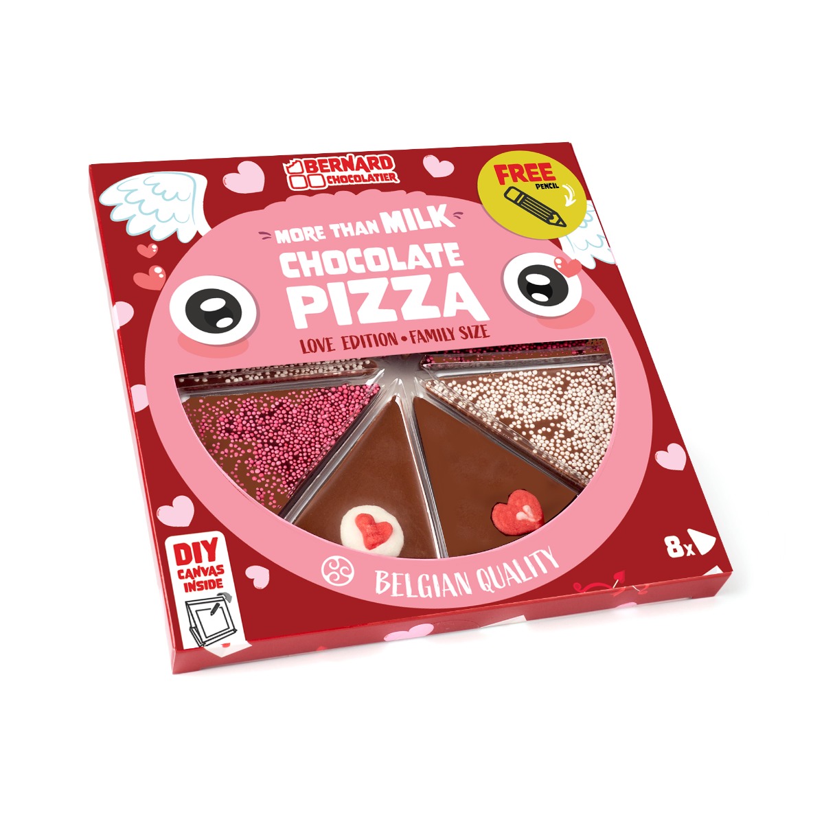 Bernard Chocolate Pizza With Love Edition 105g x 10