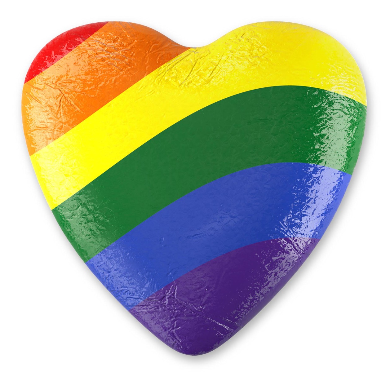 Multi-Colour Foiled Hearts 9g x 50