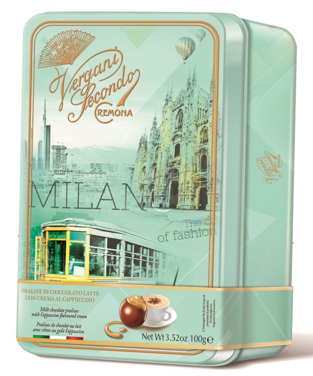 MILANO - Milk Chocolate Pralines with Cappucino Cream 100g x 12