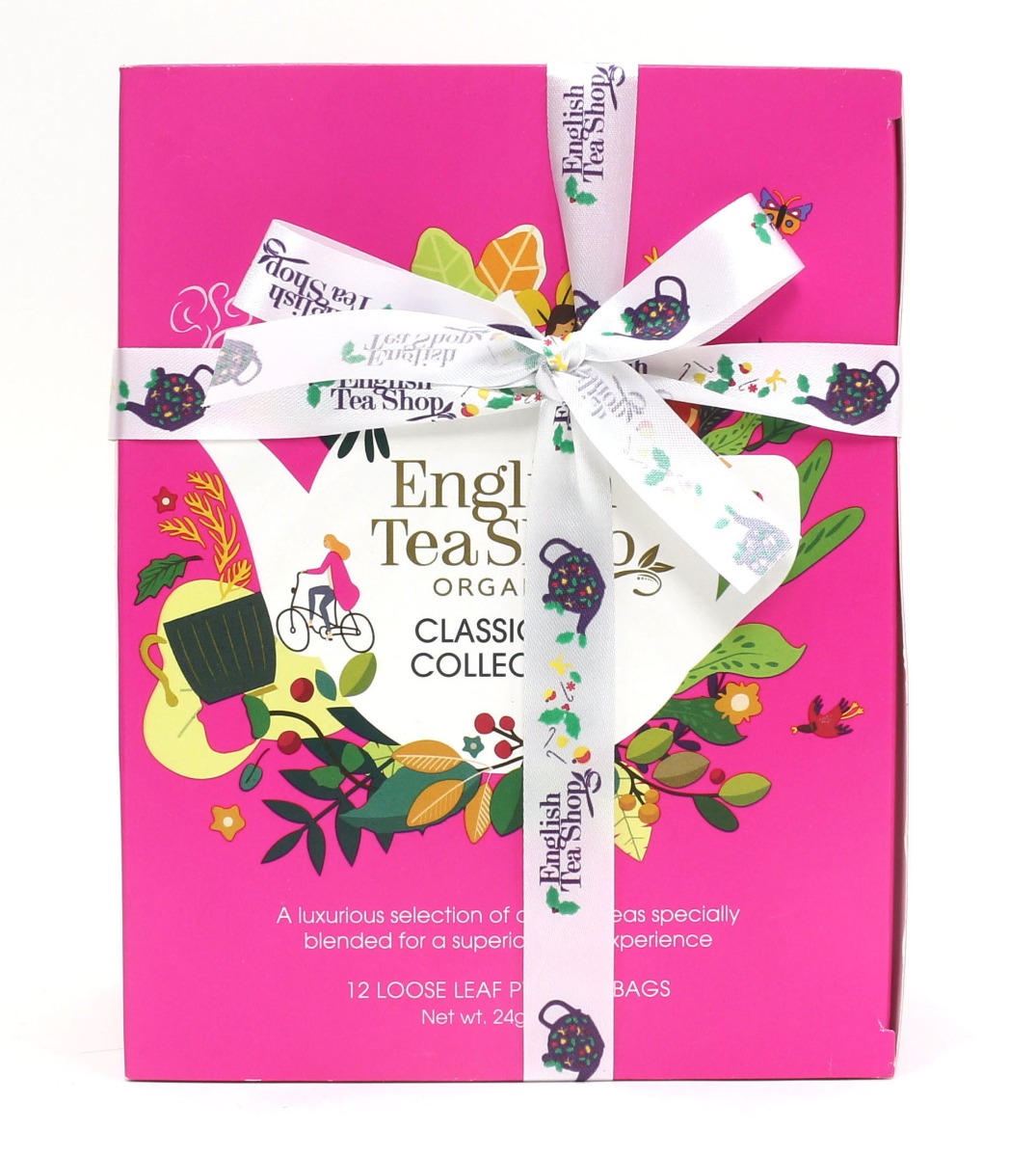 Classic Tea Collection Prism 12 Pyramid Bags - 12 flavours 24g x 6 Zero VAT