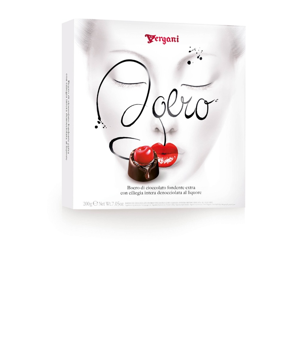 Boeri - Dark Chocolate with Liqueur and Cherry (Box) 200g x 8