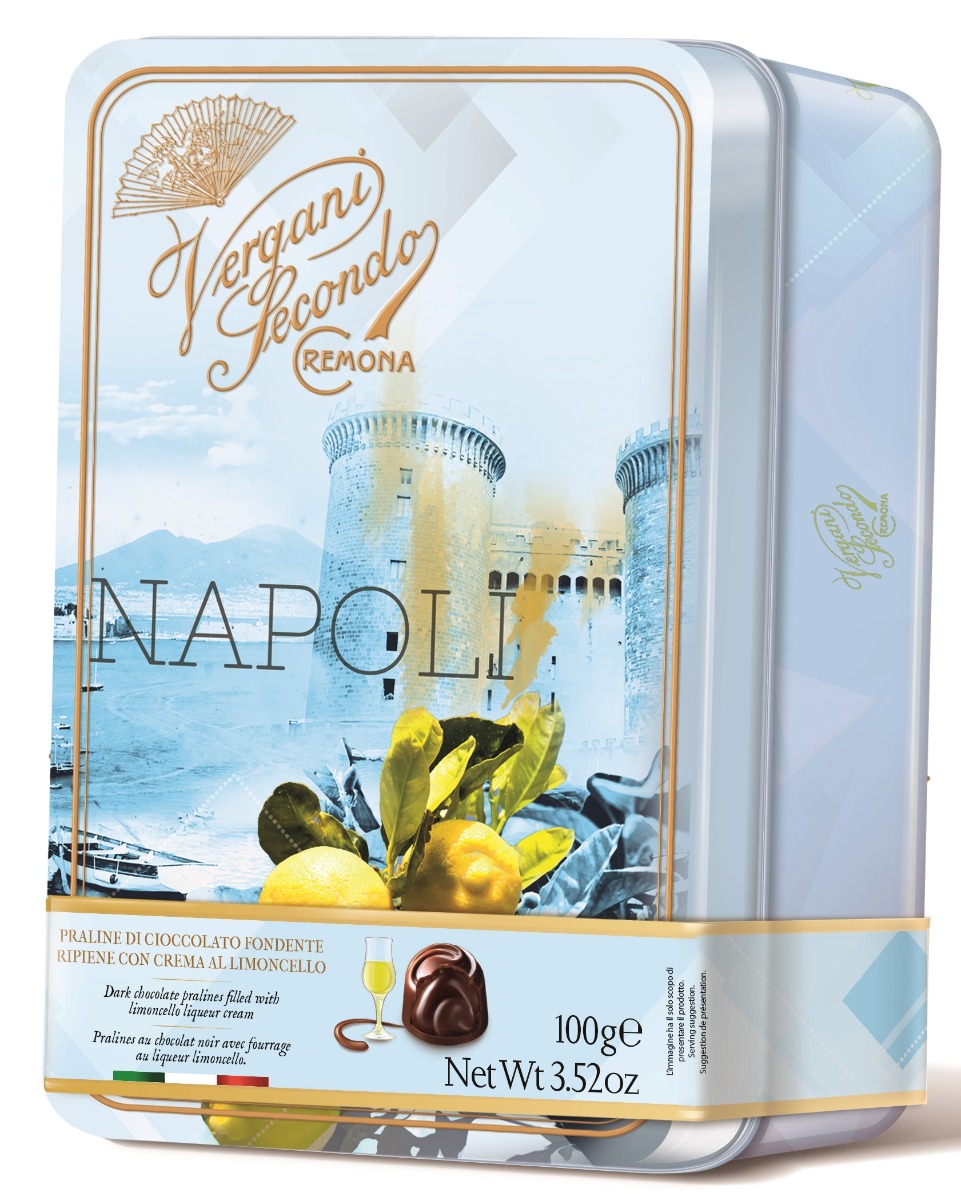 NAPOLI - Dark Chocolate Pralines with Limoncello Cream 100g x 12