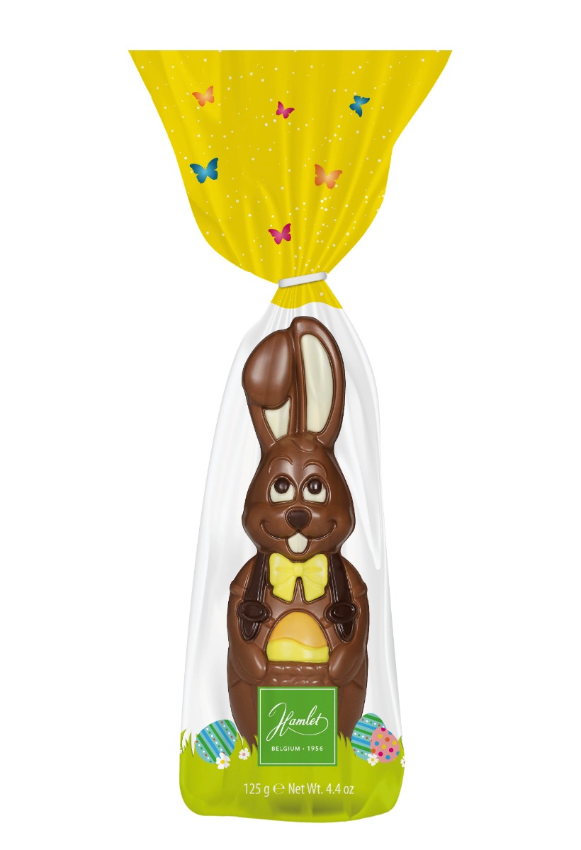 Decorated Buddy Bunny Figure in Bag 125g x 18 (Height 195mm)