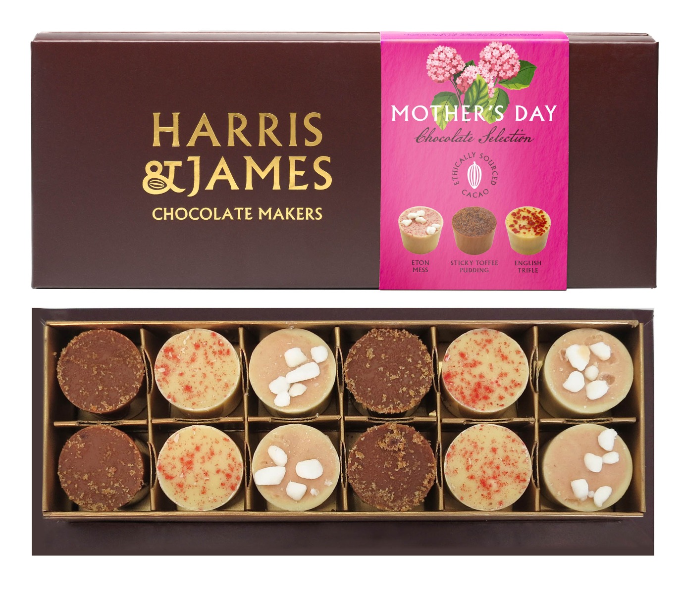 The Mothers Day 12 Choc Gift Box 180g x 9