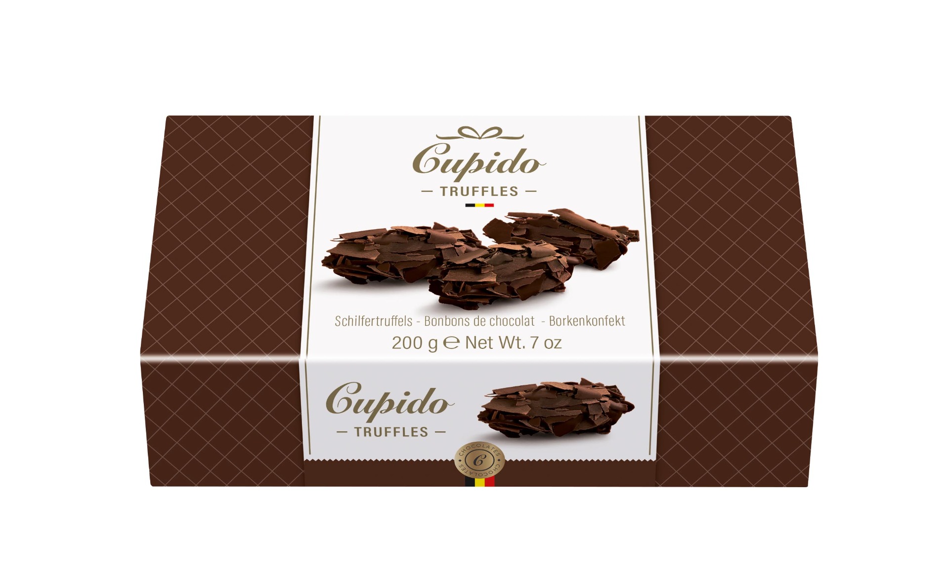 Cupido Dark Flake Truffles 200g x 12