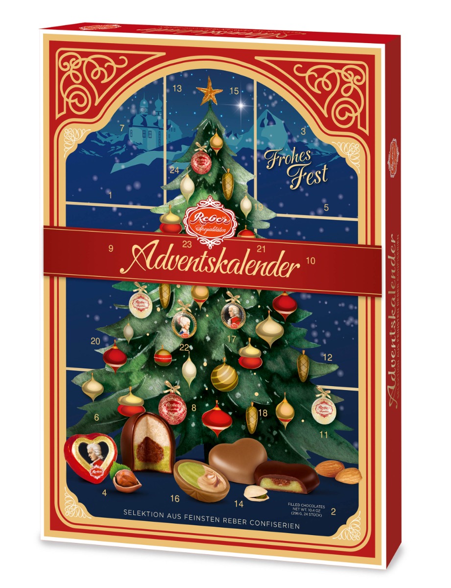 Reber Confectionery Advent Calendar 296g x 4