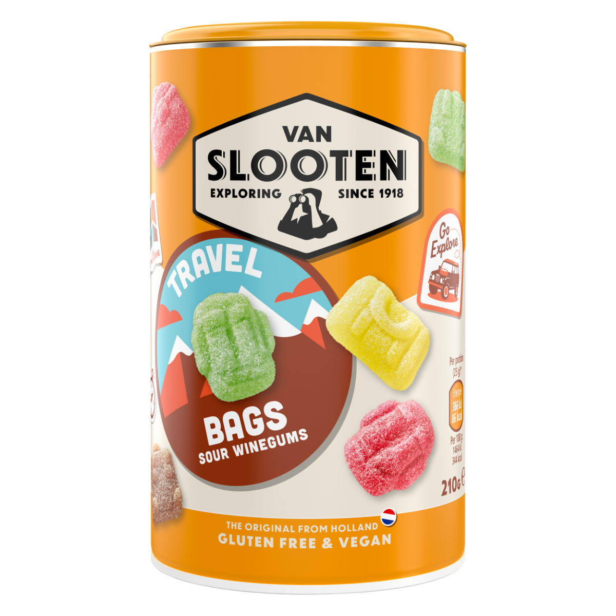 Van Slooten Travel Bags 210g x 12