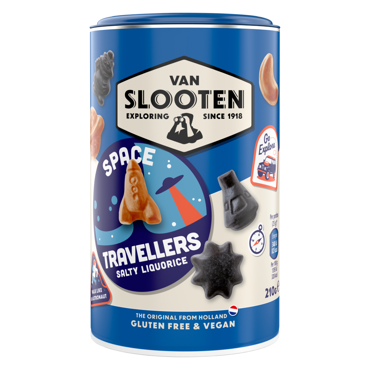 Van Slooten Space Travellers 210g x 12