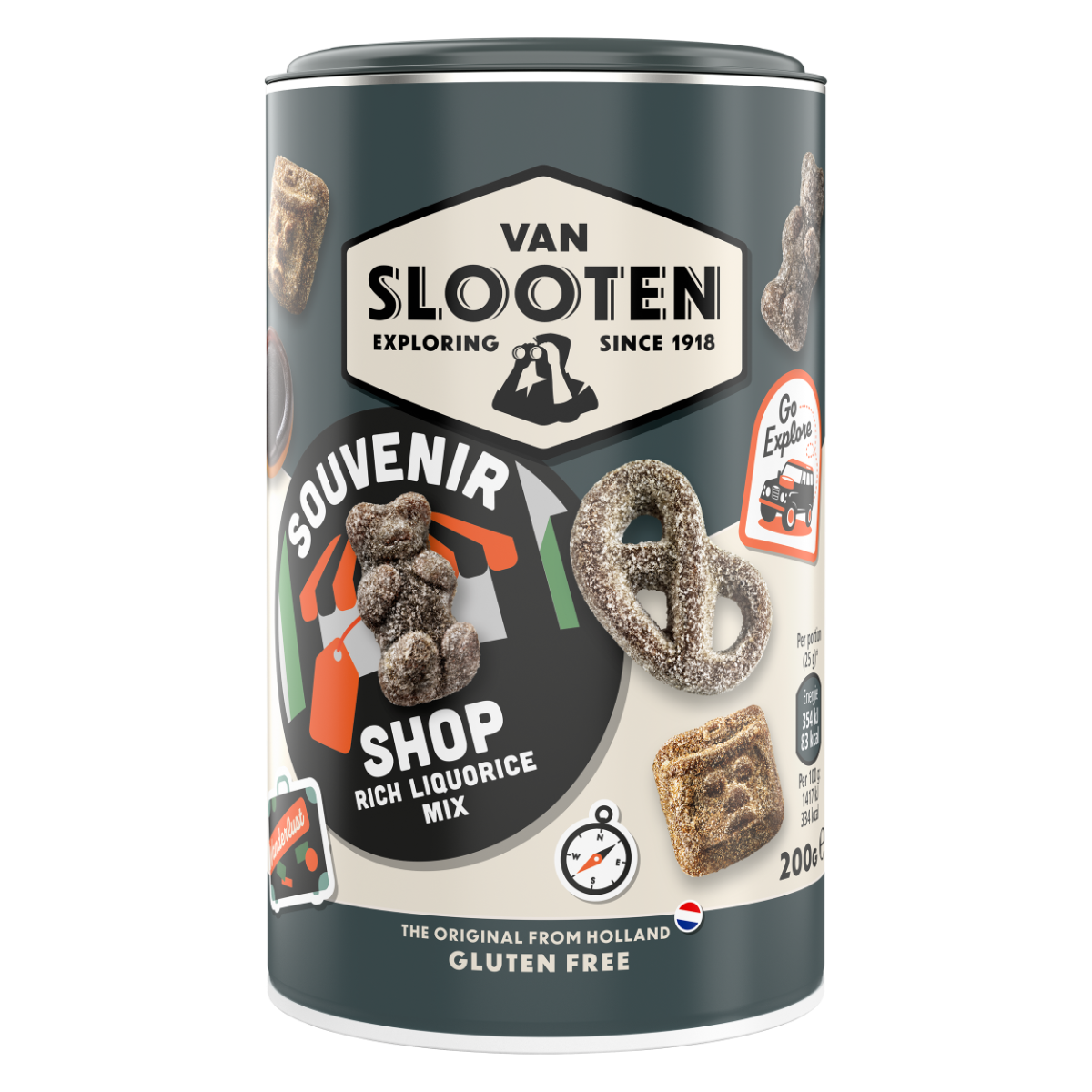 Van Slooten Souvenirshop 200g x 12