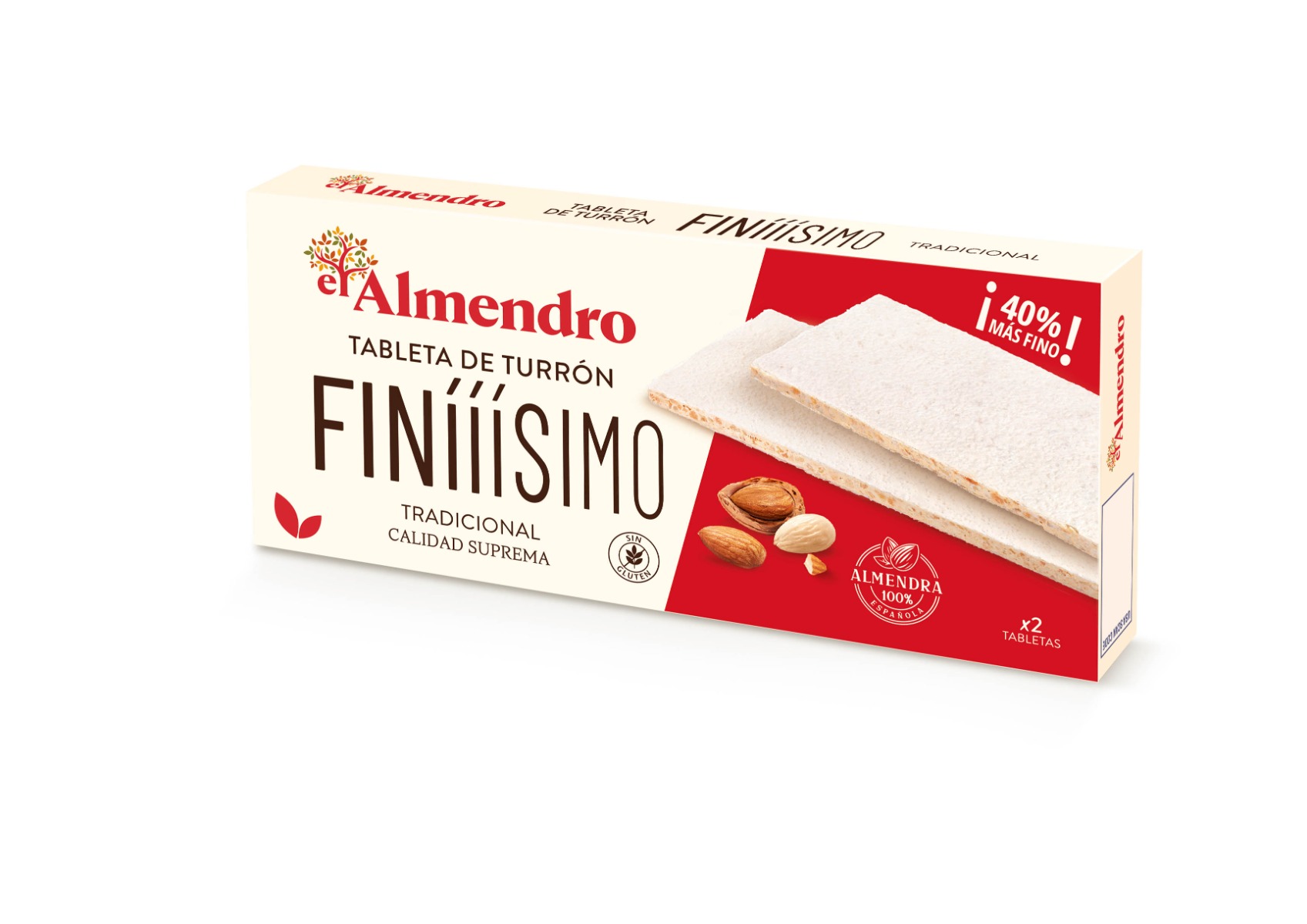 Finiiisimo Crunchy Almond Turron 160g x 8 DATED 30.11.2025