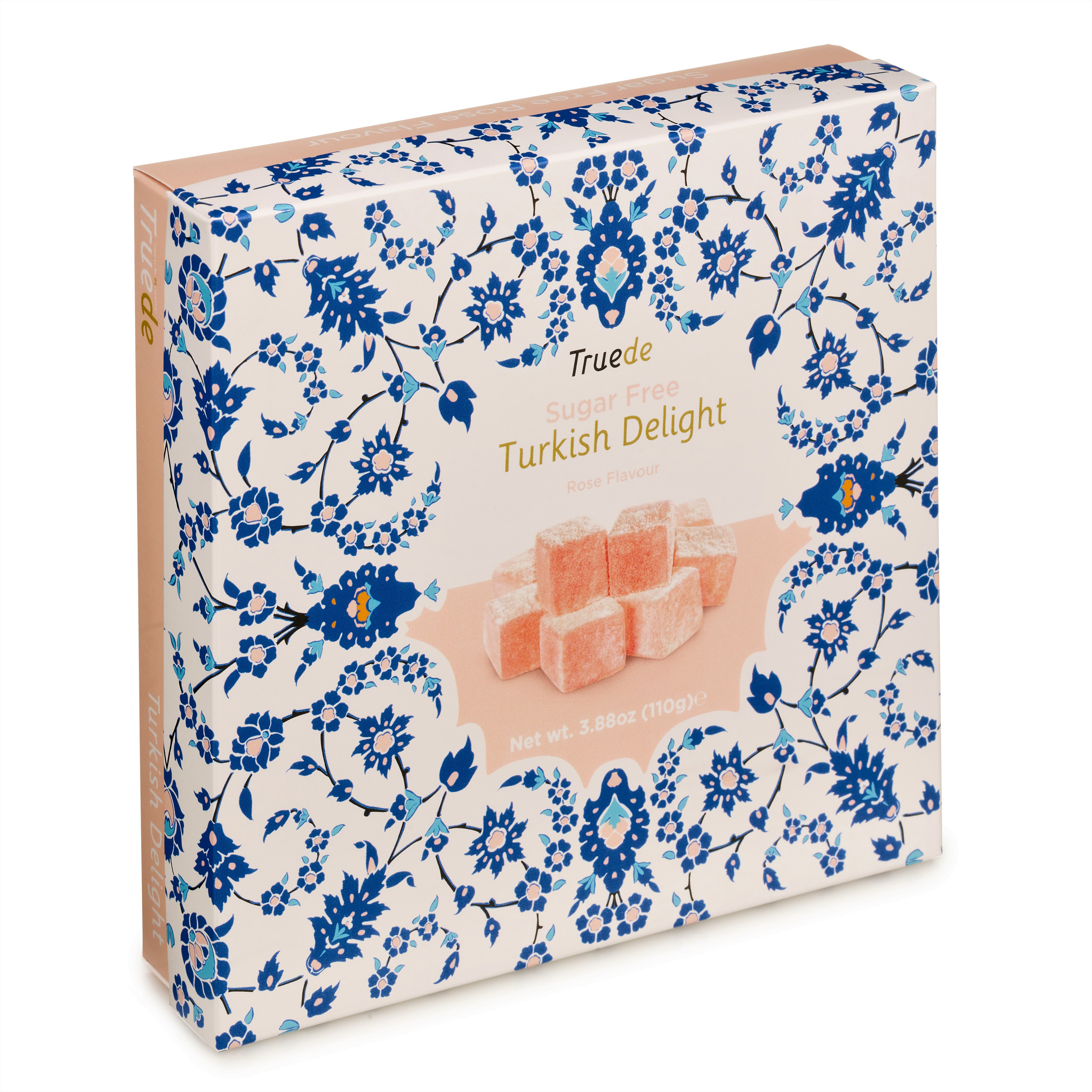 Sugar Free Rose Turkish Delight 110g x 12