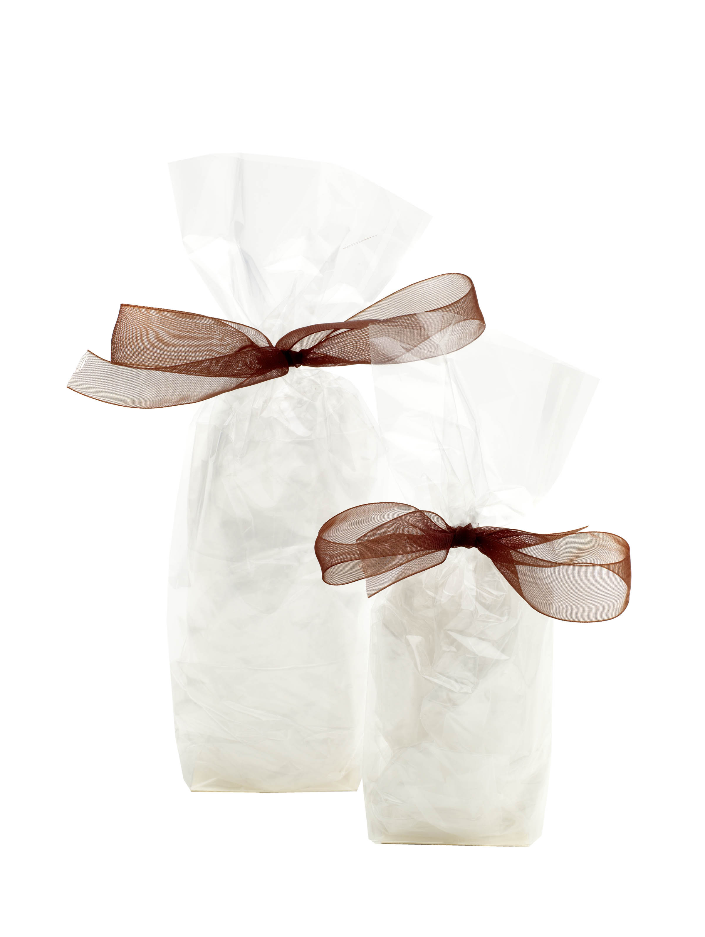 Clear Block Bottom Cello Bag 100mm x 220mm x 100