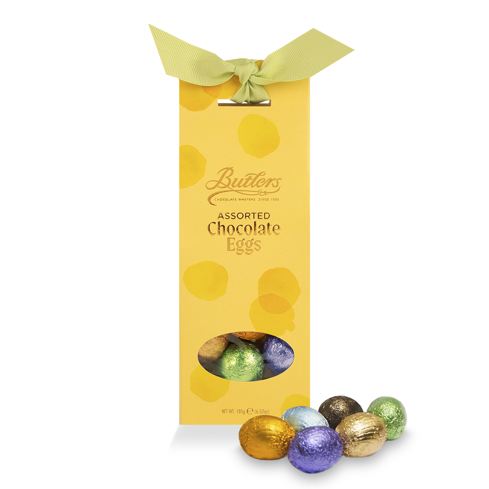 Mini Egg Tapered Box with Ribbon 185g x 24