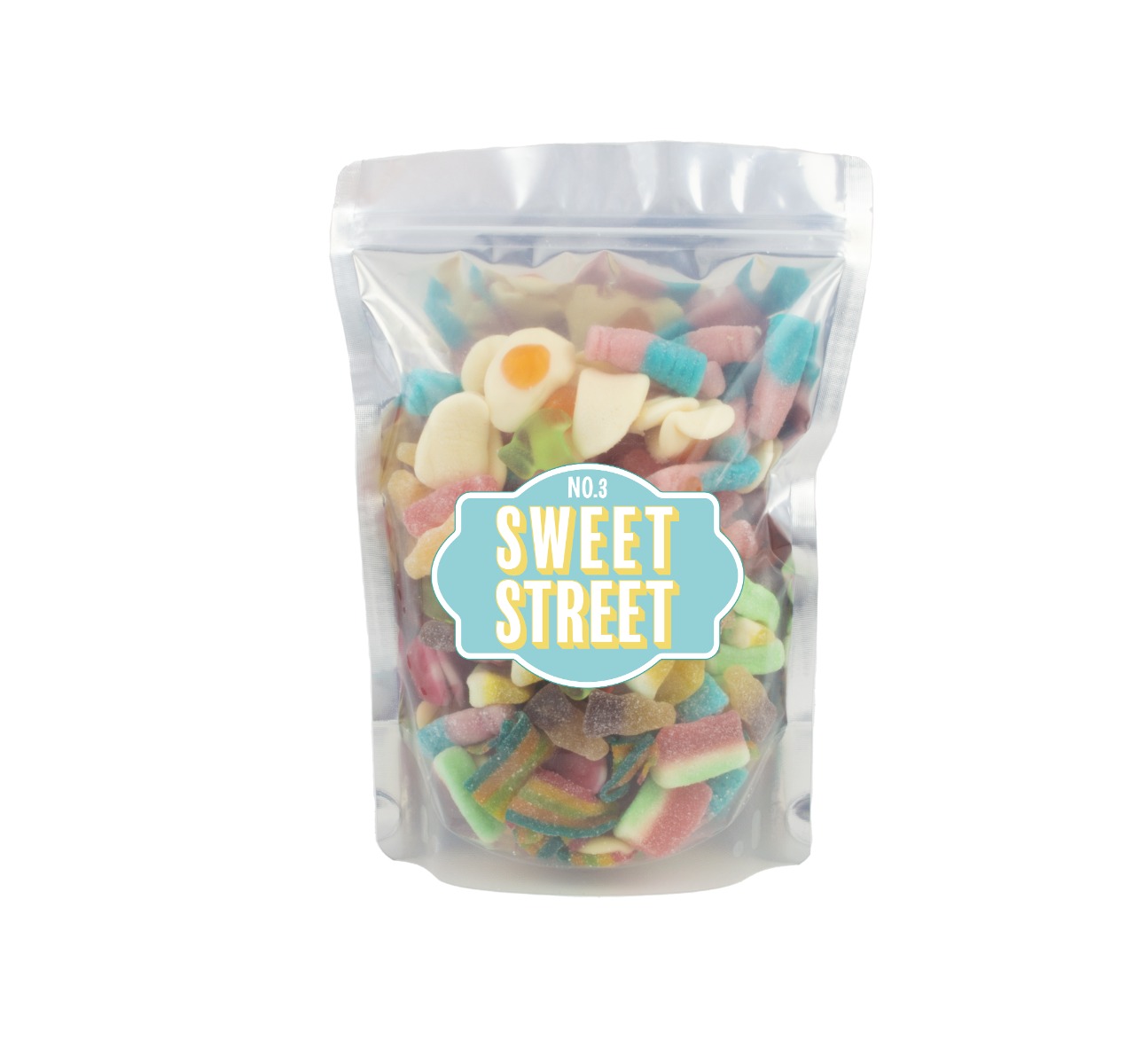No.3 Sweet Street - Sharing Bag of Mixed Jellies 1Kg x 6
