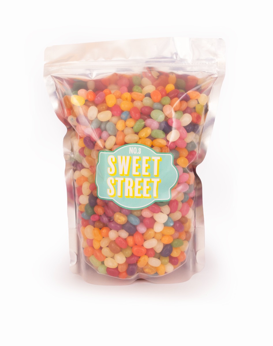 Sweet Street Gourmet Jelly Beans Mega Bag 1.5kg x 6