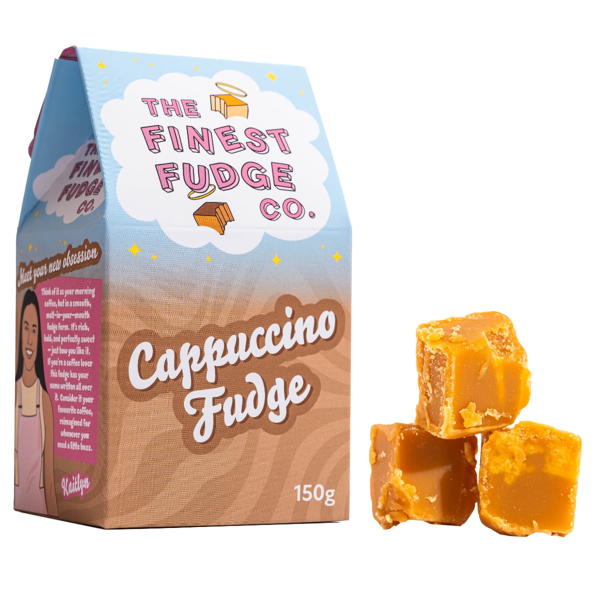 Finest Fudge Company Cappuccino Fudge 150g x 8