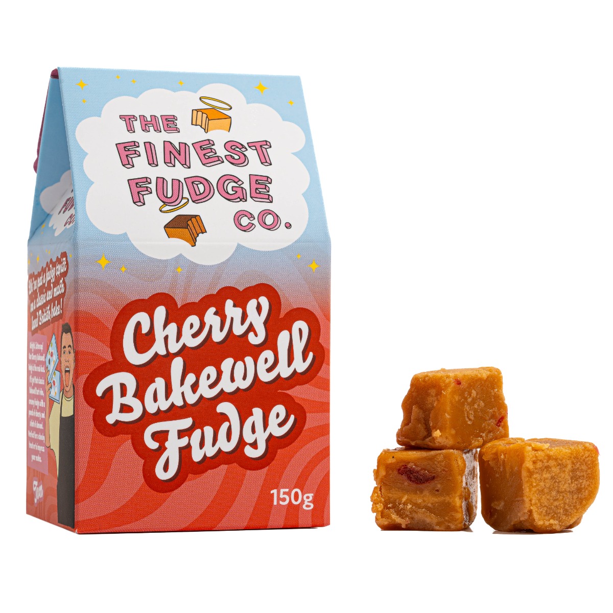 Finest Fudge Company Cherry Bakewell Fudge 150g x 8