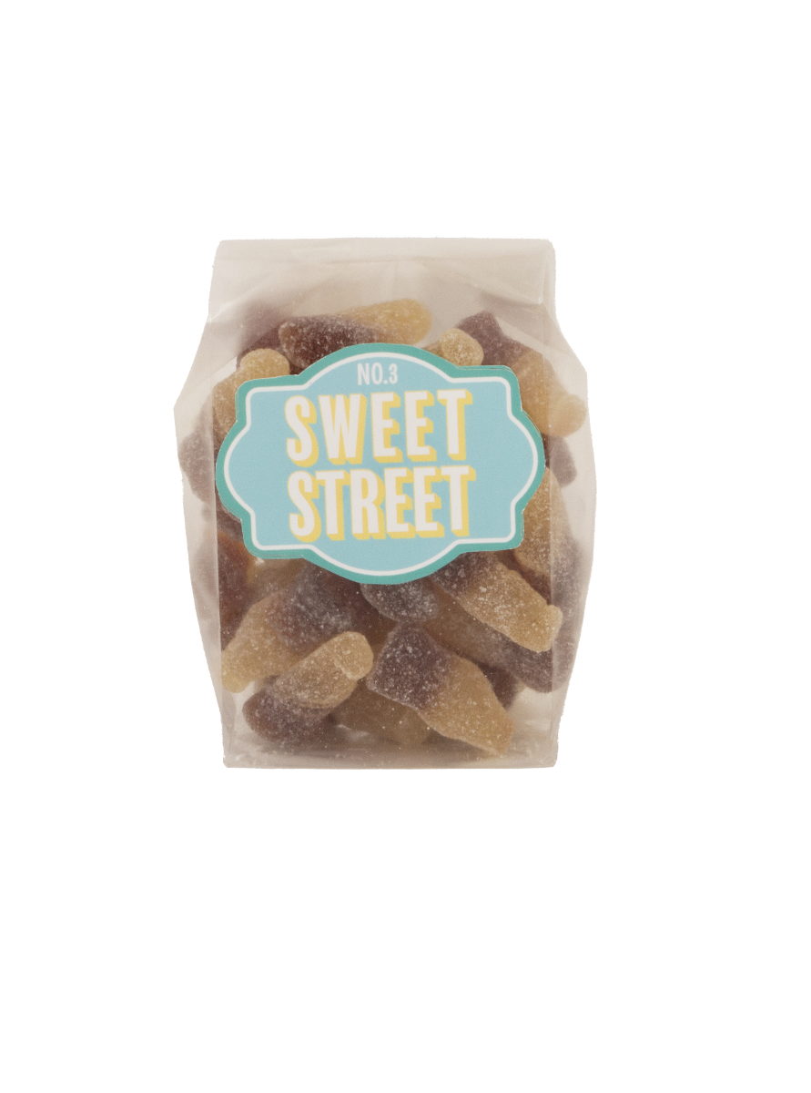 No.3 Sweet Street - Fizzy Cola Bottles Bag 150g x 12