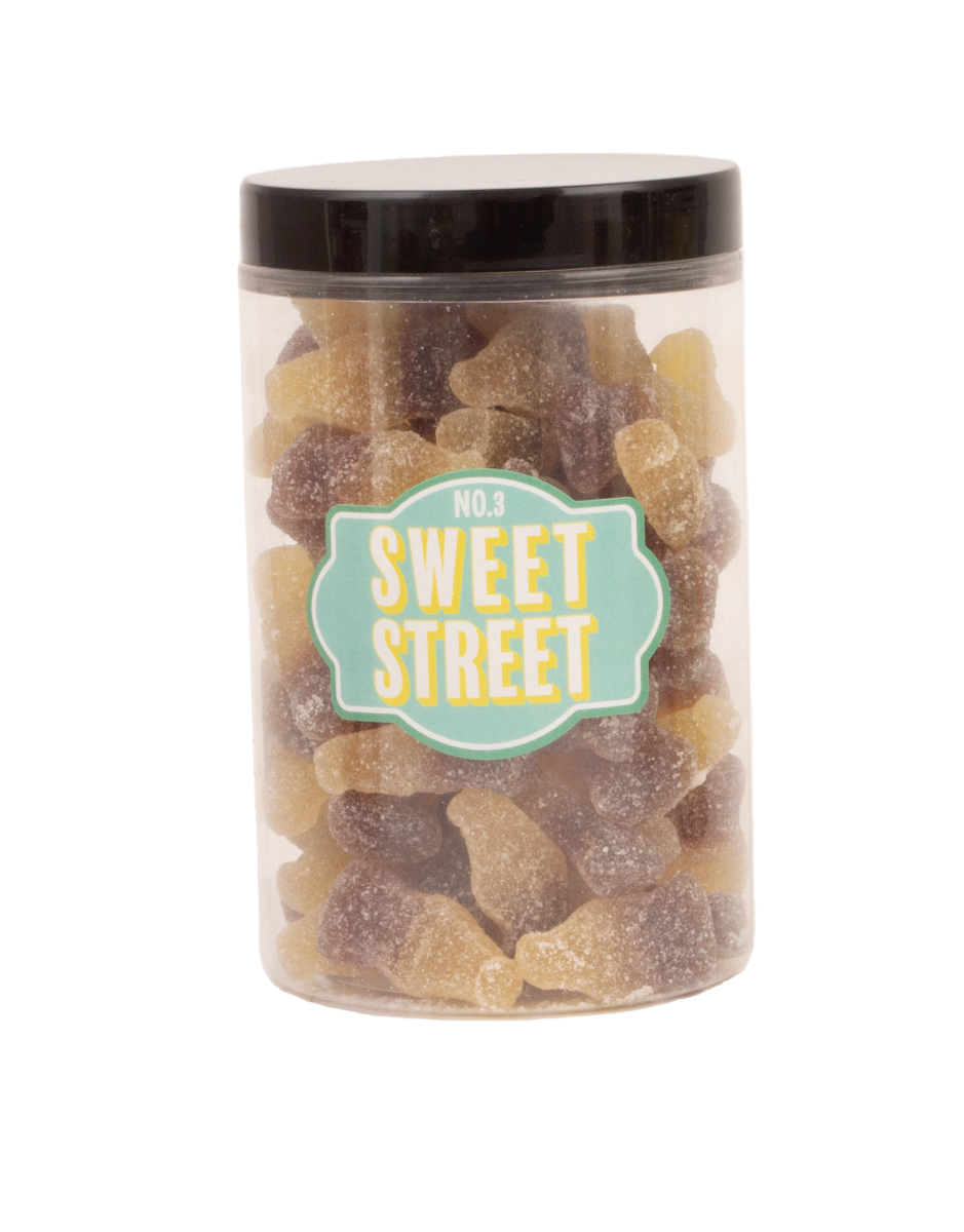 No.3 Sweet Street - Fizzy Cola Bottles Jar 240g x 6