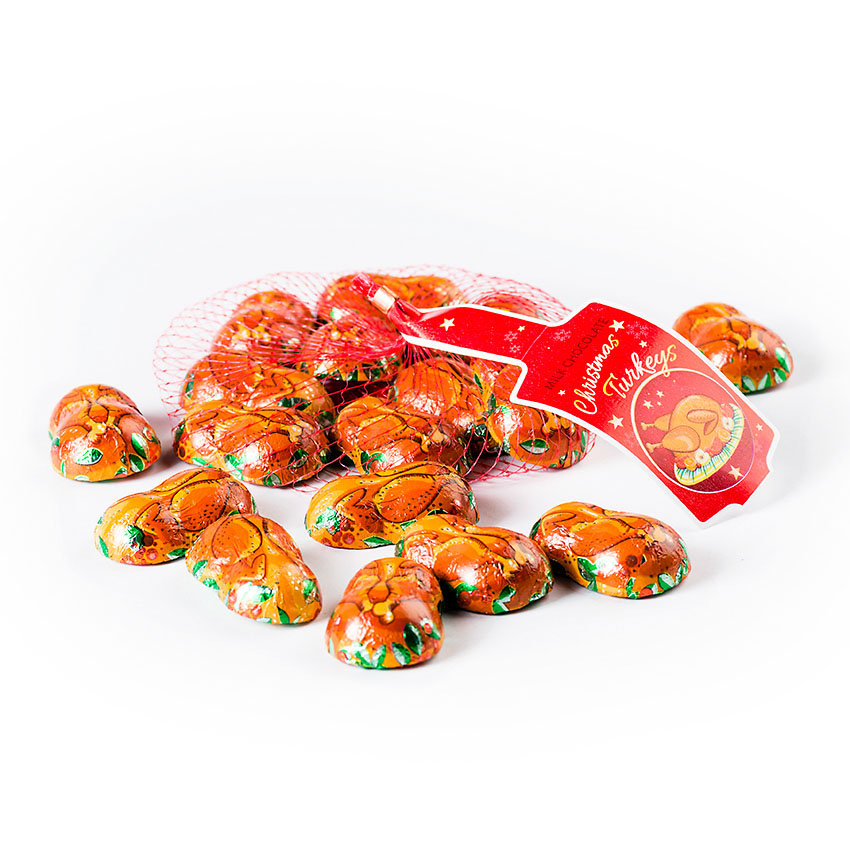 Milk Chocolate Turkeys with Milky Cream filling 90g x 50