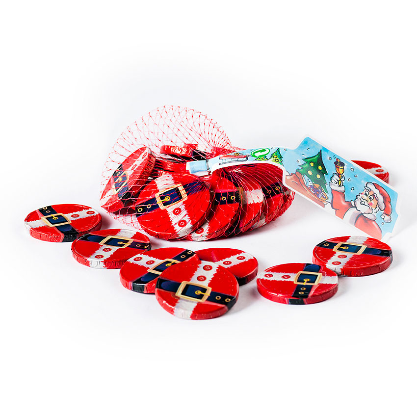 Milk Chocolate Santa Coins 90g x 60