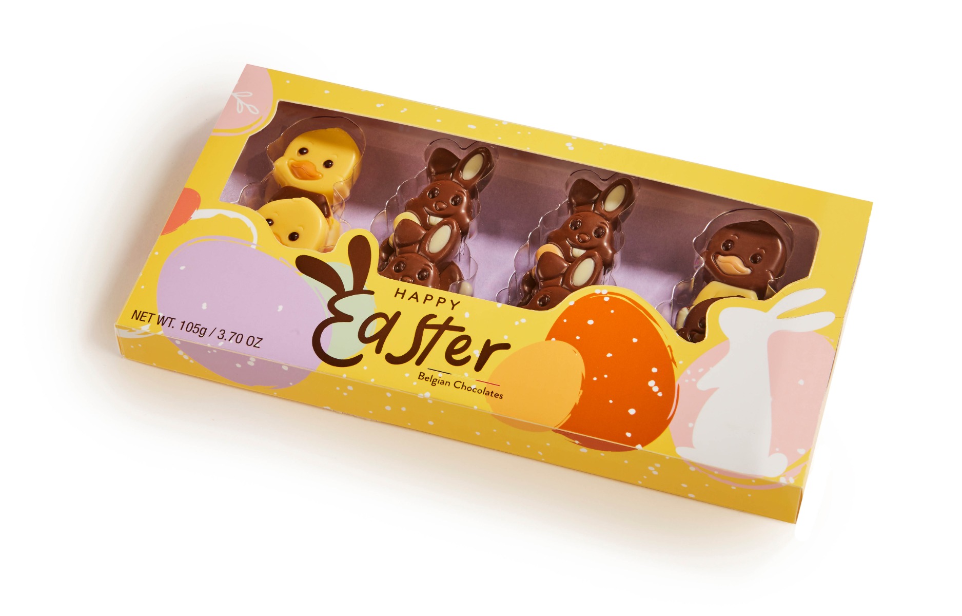 Gift Box 4 Happy Bunnies and 4 Happy Ducks 105g x 15