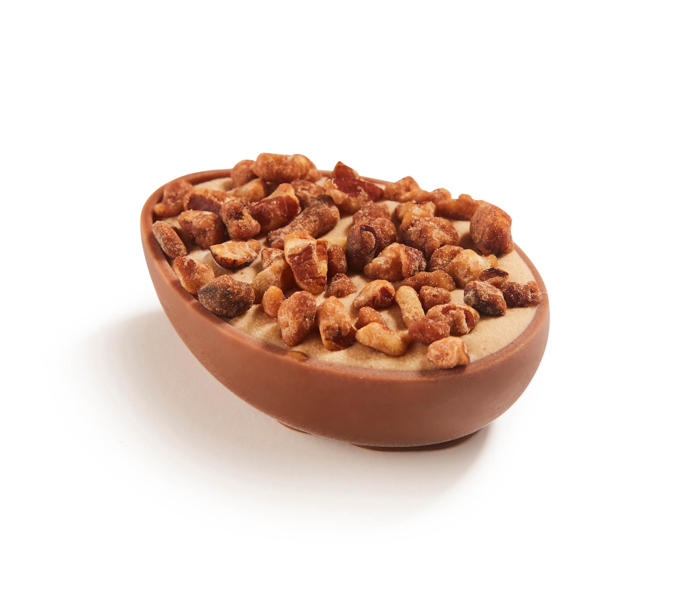 Salted Caramel & Almond Praline Half Filled Egg 1.58kg (13.7g +/- 115 pcs)