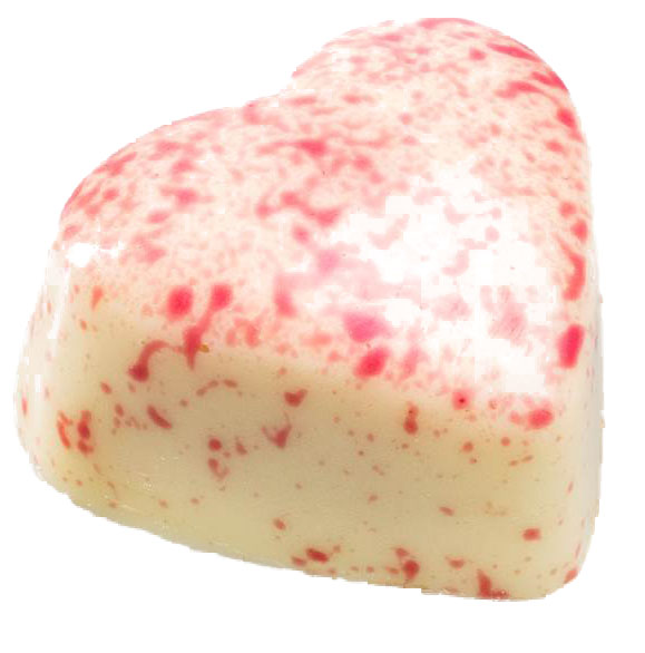Strawberry Heart Ganache x 1kg (12.5g per pc)