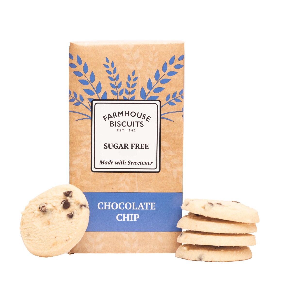 Sugar Free Chocolate Chip 150g x 12 Zero VAT