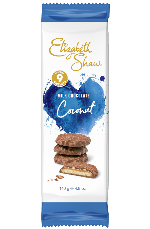 Chocolate Coconut Flow Wrapped Biscuits 140g x 10