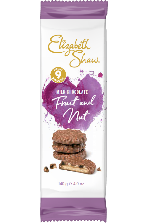 Chocolate Fruit & Nut Flow Wrapped Biscuits 140g x 10